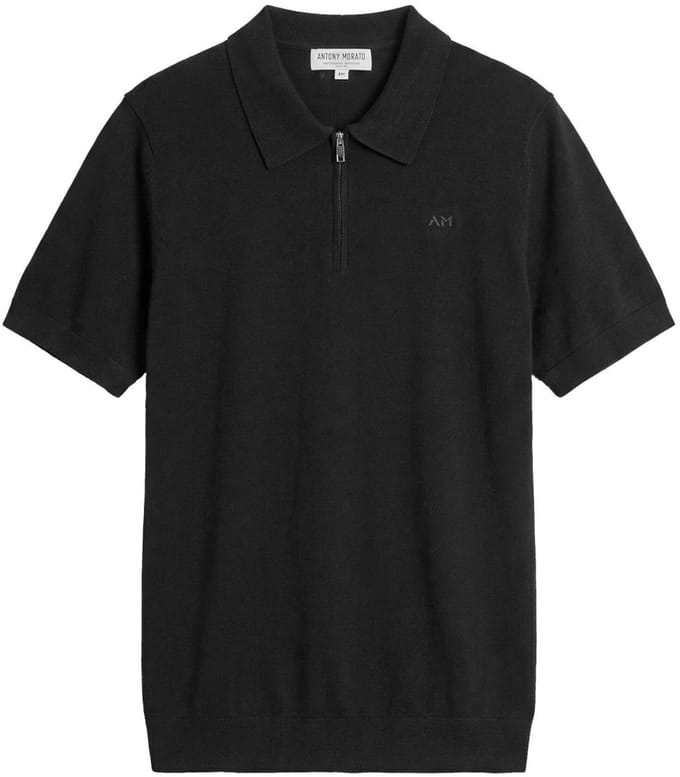 Antony Morato Poloshirt Formal 1 Mmsw01596 Ya200076 Black Mannen Maat - M