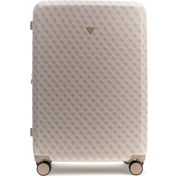 GUESS trolley Latona 28 In 8-Wheeler Exp Bone Logo crème 76cm