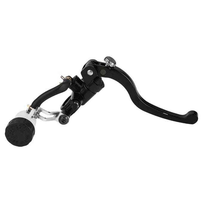 22mm 78  Motorfiets Hydraulische Stuurrempomp Cilinder Hoofdkoppelingshendel Rechts black