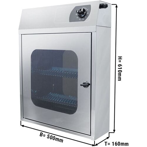 GGM Gastro Messersterilisator - für 30 Messer - 20 Watt - Timer bis 120 Min Zilver