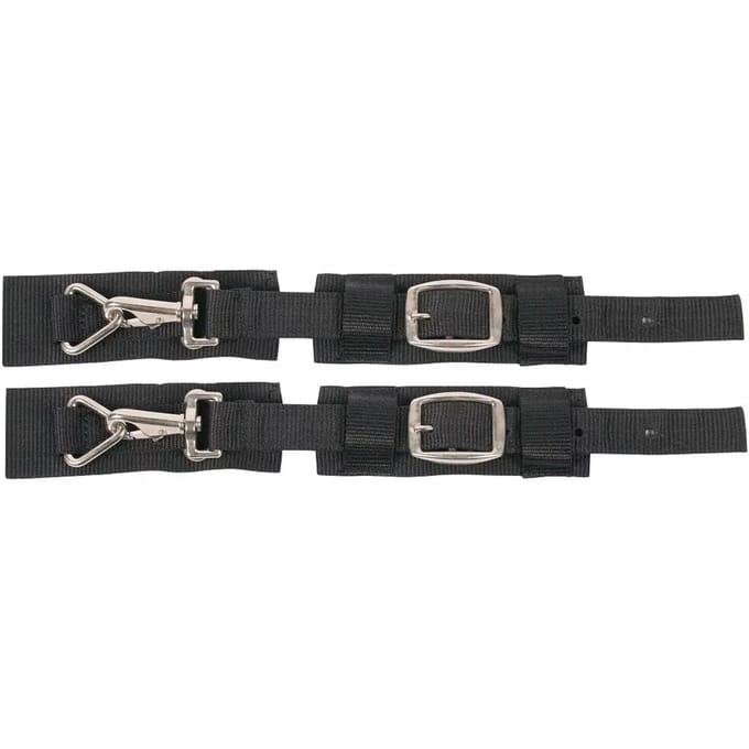 Harry's Horse Set dubbele snelsluitingen voor winterdekens One Size Zwart
