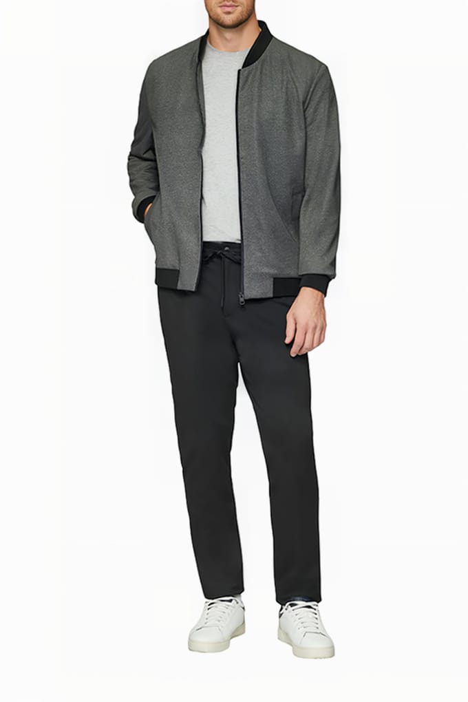 s.Oliver  Jackets Indoor Grey/black Taglia: XXL | Bomber Outlet | Uomo | Grigio