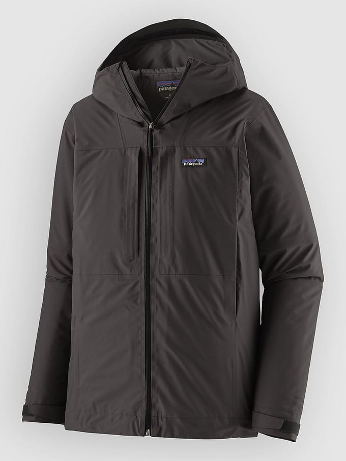 Patagonia Insulated Boulder Fork Rain Jas zwart