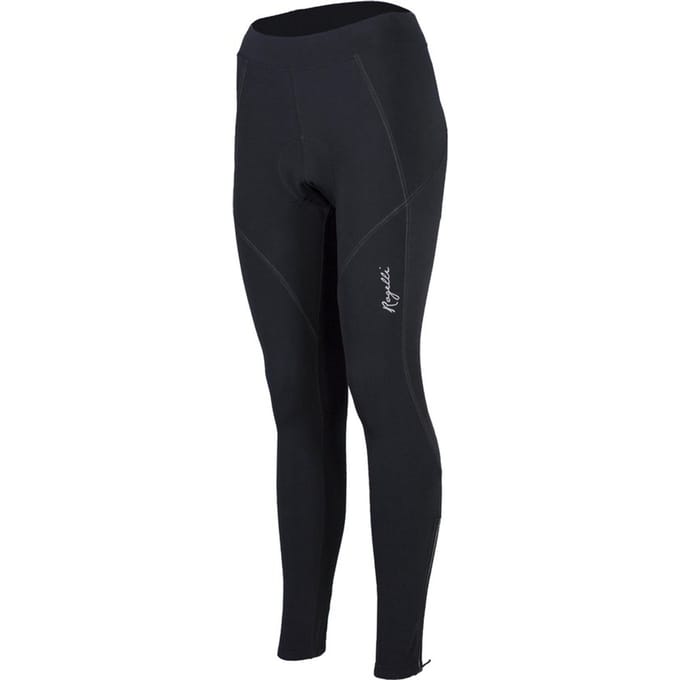 Rogelli Lucette Dames Lange Fietsbroek met Zeem - Zwart