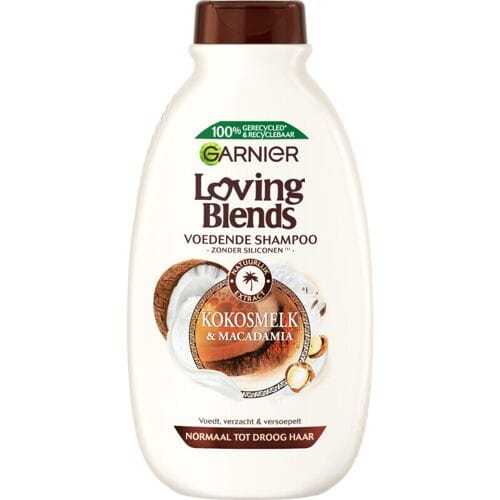 Garnier Loving Blends kokosmelk & macadamia shampoo 300 ml