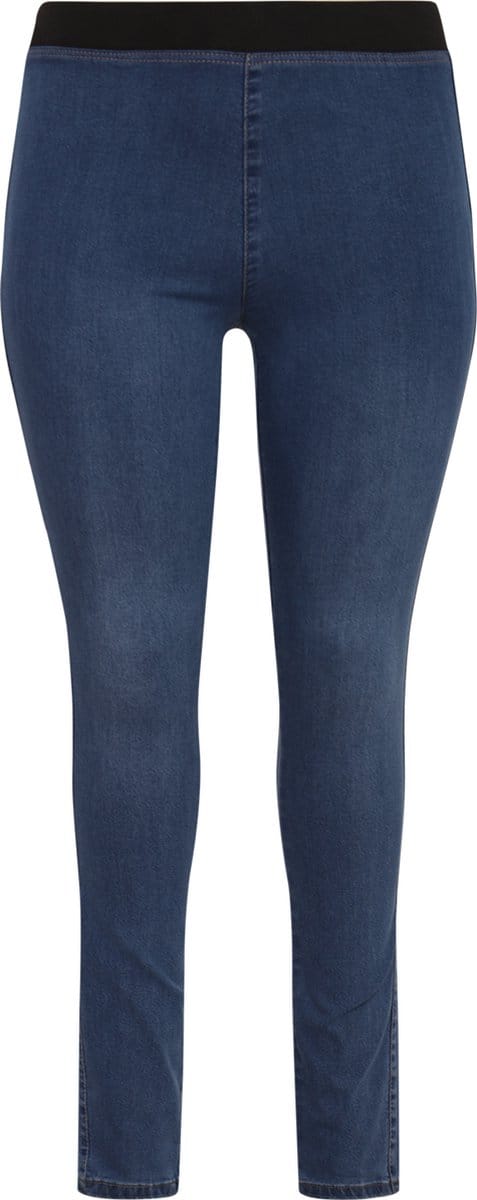 YOEK Dames Jeans met een elastieken tailleband