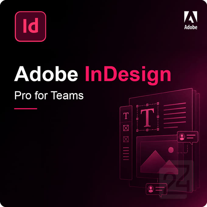 Adobe InDesign - Pro for Teams 1 - 9 Gebruiker(s)