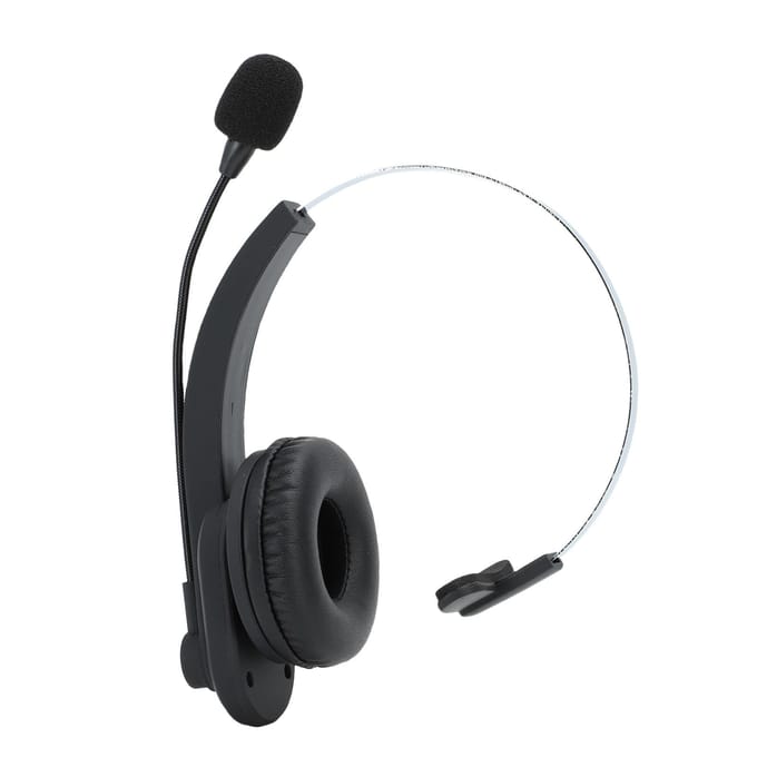 Trucker Headset met USB Dongle Ruisonderdrukkende Microfoon Enkelzijdig Draadloze Headset voor PC Telefoon