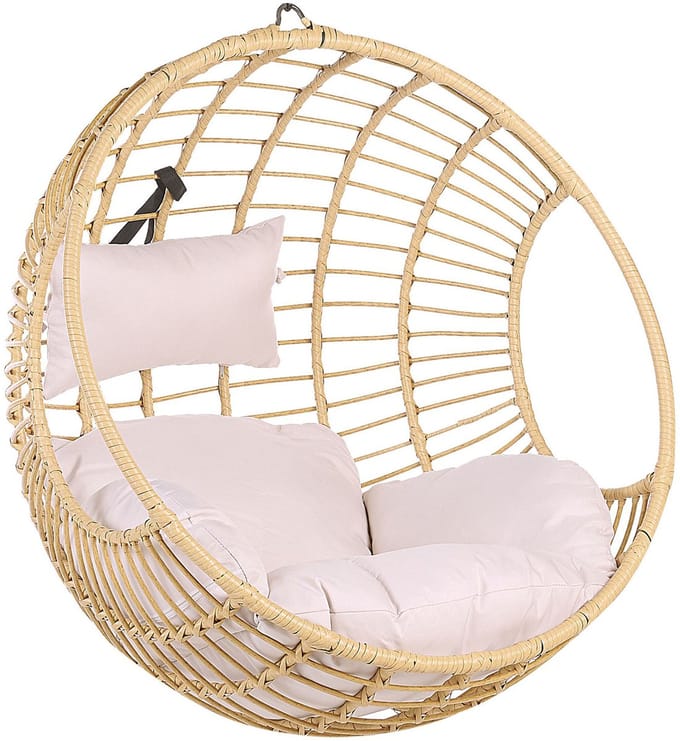 ASPIO - Hangstoel - Natuurlijk - PE rotan