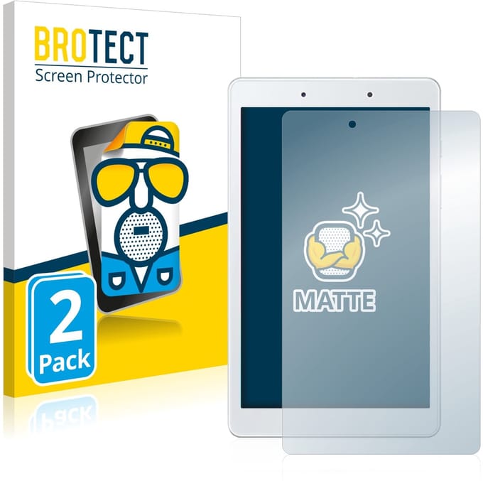 BROTECT - Screenprotector voor Samsung Galaxy Tab A 8.0 WiFi 2019 - Folie Beschermfolie matte 2 Stuks