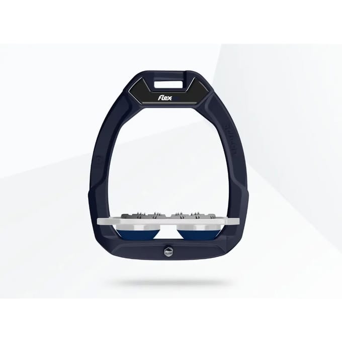 Veiligheidsstijgbeugels Plat Ultra Grip Groen/Grijs/Marin Flex-On Safe-On