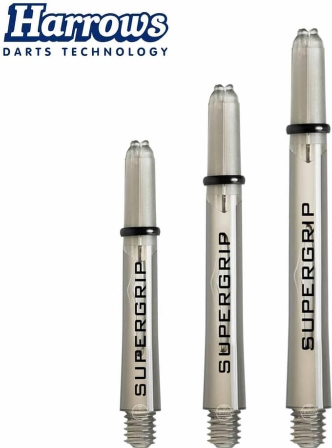 Harrows Supergrip Smokey Black - Dart Shafts
