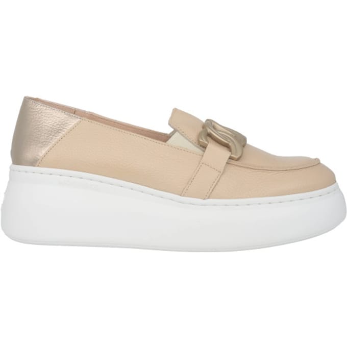 Wonders Begin - dames instapper - Beige - maat 41 (EU) 8 (UK)