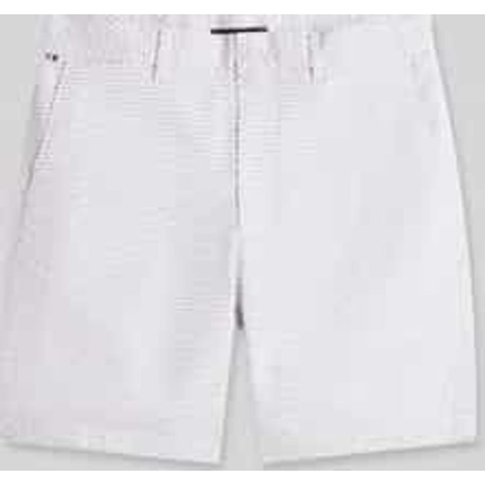 regular fit chino-shorts van katoenmix