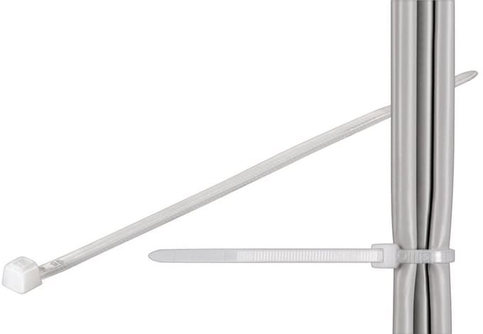 Fixpoint Transparante Tie-wraps 280mm (100 stuks)