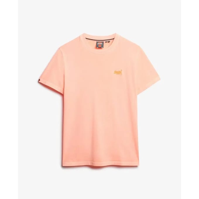 Superdry Essential Logo Emb Neon Shirt Heren - Maat S
