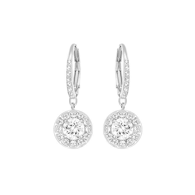 Boucles d'oreilles Swarovski Element Femme Or Blanc 5142721 White Gold|Box (Random Color) blue