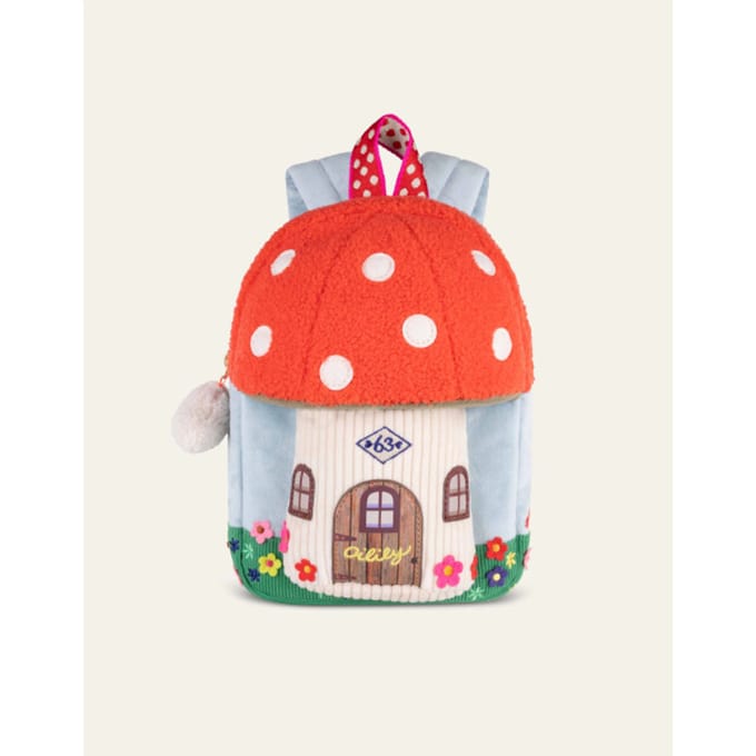 Oilily Mushroom Rugzak- maatOne size Fiery Rood