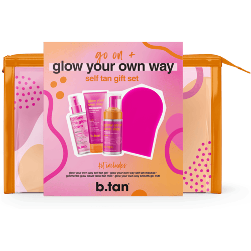B.Tan B.Tan Glow Your Own Way Gift Set 100 ml + 100 ml + 100 ml + 1 st