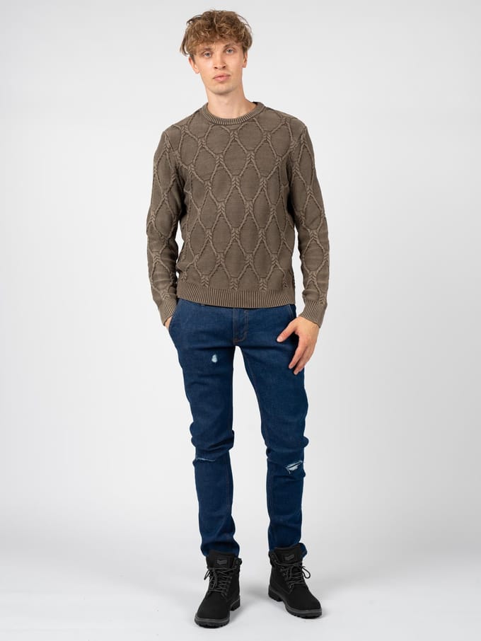 Guess stoppen Mannen bruin