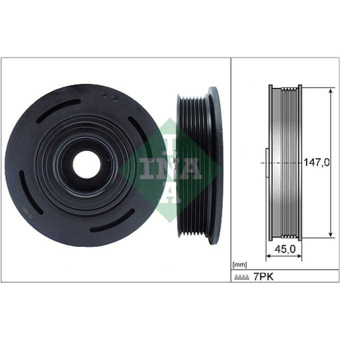 Schaeffler Ina Riemschijf, krukas INA 544 0098 10