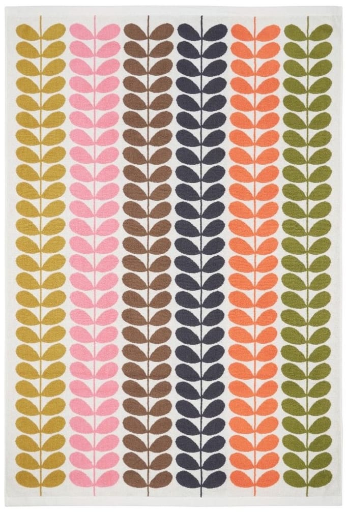 Orla Kiely Multi Stem Auburn jacquard badlaken - multicolor - 100x150 cm