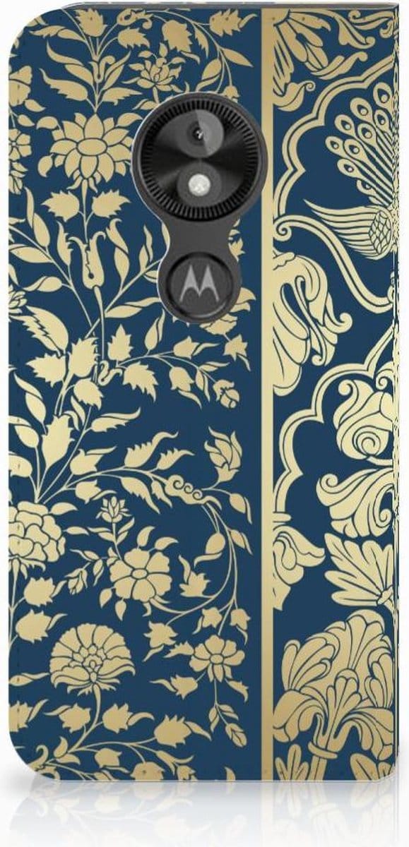 Motorola Moto E5 Play Smart Cover Beige Flowers