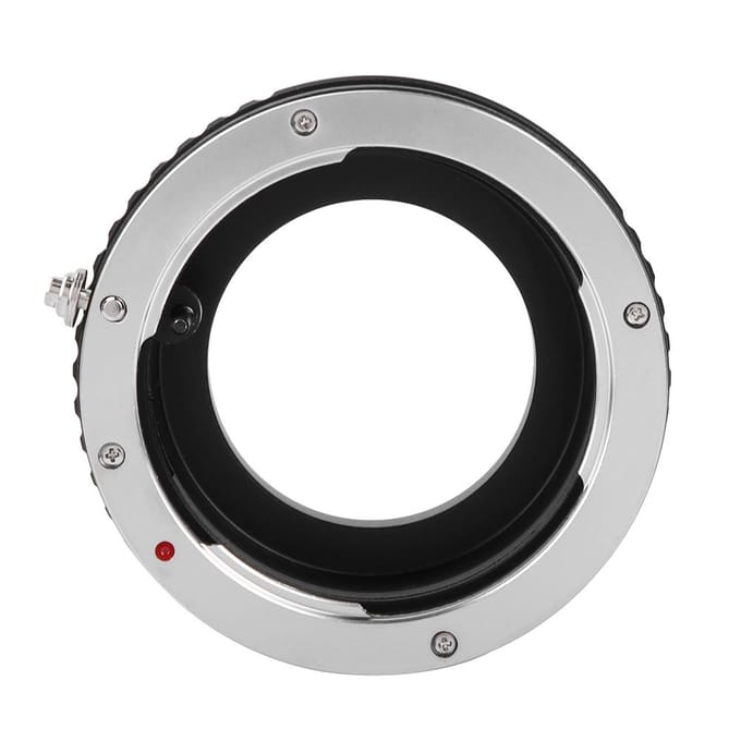 Bague Adaptateur d'Objectif Manuel en Métal pour Objectif Minolta AF à Adapter pour Appareil Photo à Monture M43 black