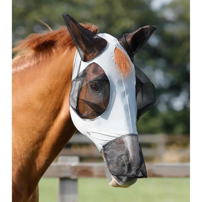 Anti-Vliegenmasker voor paarden Premier Equine Comfort Tech Xtra Lycra