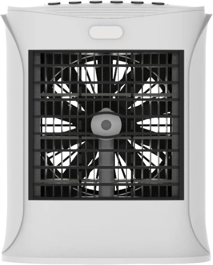 Draagbare Air Cooler - Persoonlijke Ventilator - Bureau Koeling - Drie Functies - 3.5 kg - Wit