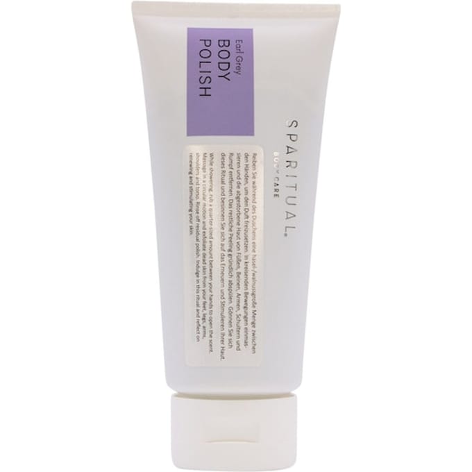 Sparitual Earl Grey Lichaamspoets Peeling Schoonmaken Dames 177 ml