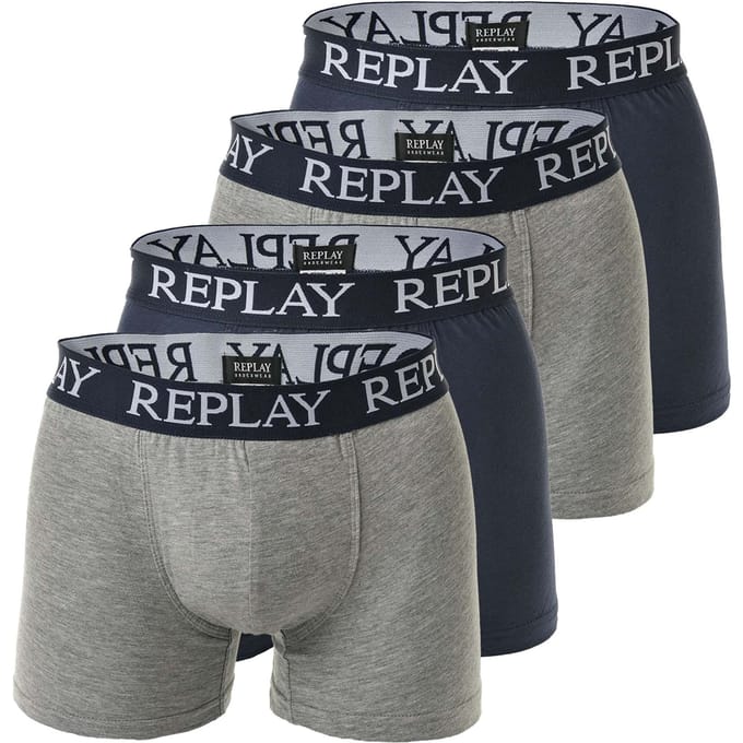 Replay Boxershorts Verpakking van 4