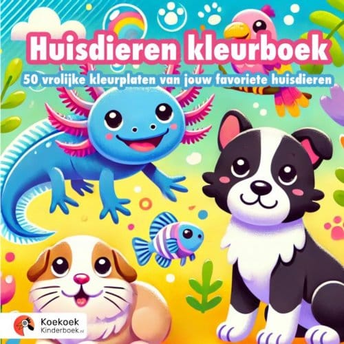 Huisdieren Kleurboek - Koekoek Kinderboek
