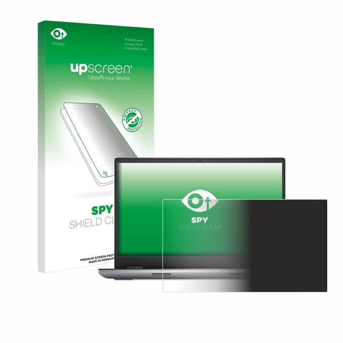 upscreen - privacy screenprotector voor Dell Precision 7780 - Folie Beschermfolie Blauwlichtfilter