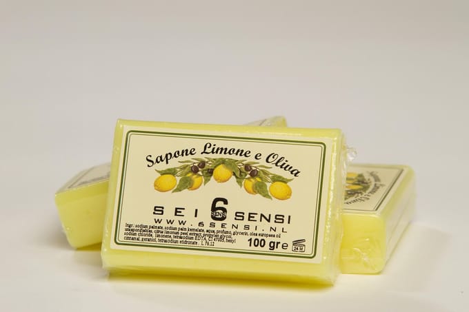 6Sensi - 100 gram zeep met Olijfolie & Citroen
