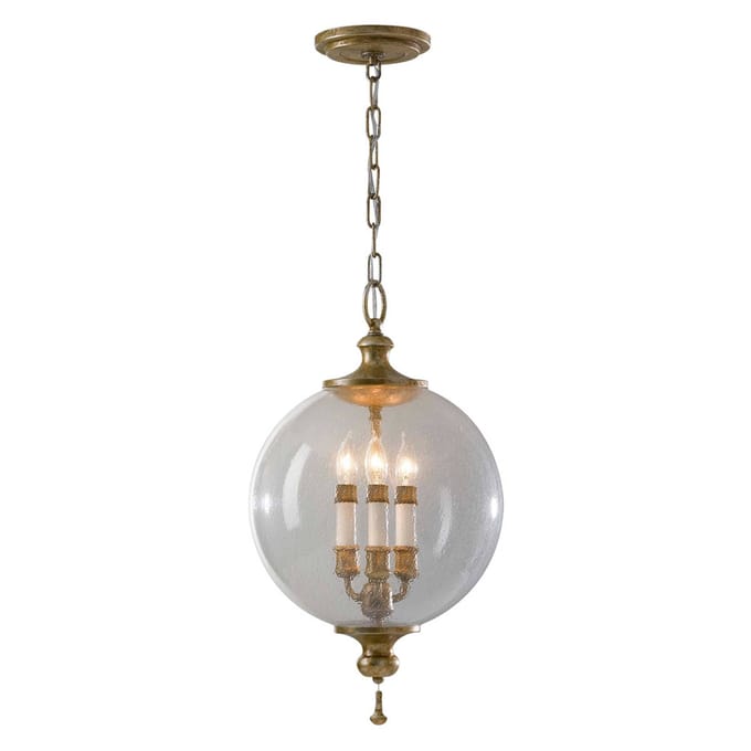 Feiss LED Hanglamp Argento | 3X E14 Max 40W | Dimbaar | Oxidized Silver Leaf