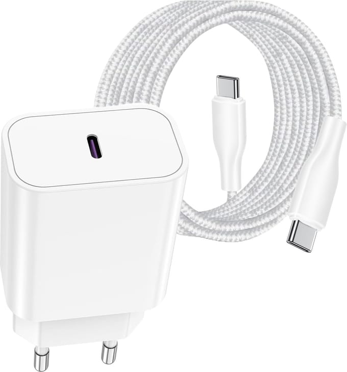 Oplader Set - Snellader Geschikt voor Samsung - 3 Meter - Met USB C Kabel - USB C Adapter - 30W Vermogen - - Adaptive Fast Charger - Stekkerblok