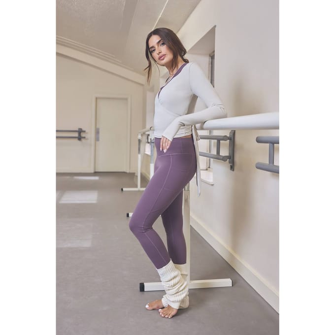 Dames DSGN Studio Ultra Sculpt Hoge Taille Legging | Grape | Maat: Small