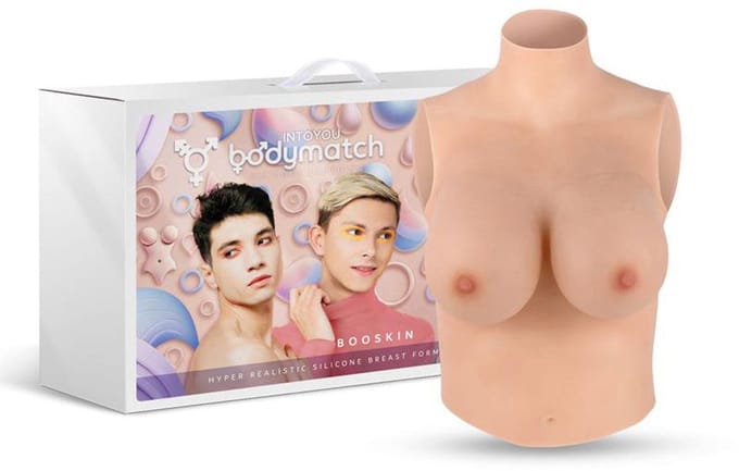 Bodymatch - Booskin - Realistische Siliconen Borstprothese - Cup D