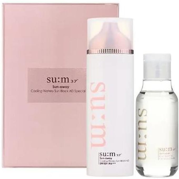 su:m37 - Ensemble spécial AD de protection solaire multi-effets Sun-Away white