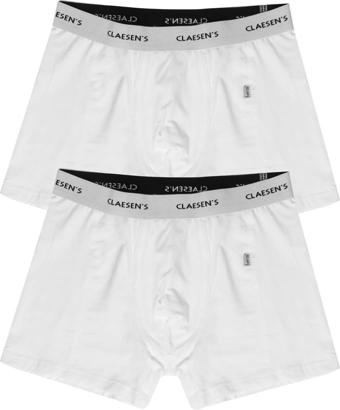 Claesen's® - Heren Boxershort Wit 2-packCL 2064-White-S
