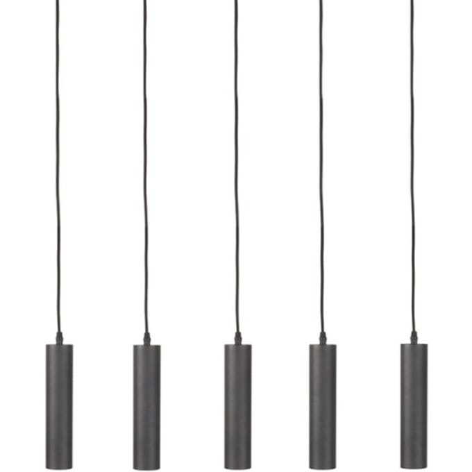 LABEL51 Ferroli Hanglamp - Zwart - Metaal - 5-lichts