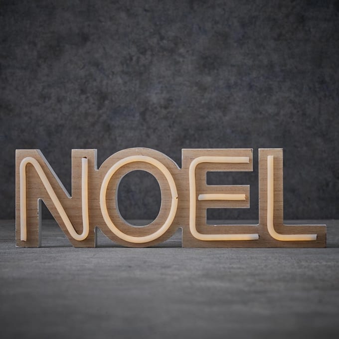 Luca Lighting Neon Verlichting Noel - L49 x B4 x H15.5 cm - Wit LED