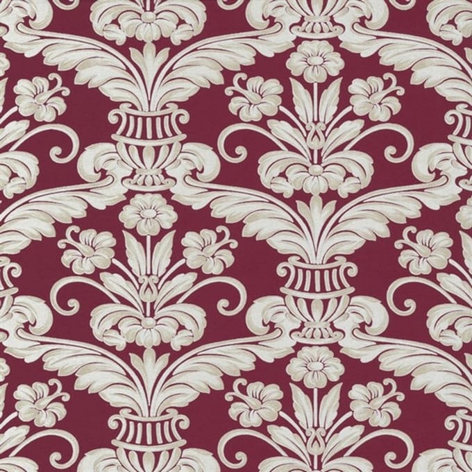 ROOD KLASSIEK BAROK BEHANG VLIES 02259-50
