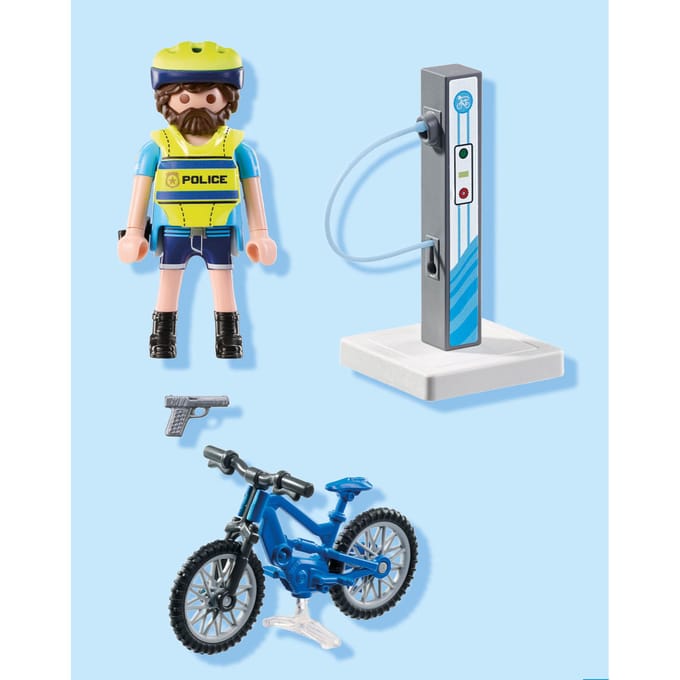 PLAYMOBIL Action Heroes Politie fiets patrouille 71732