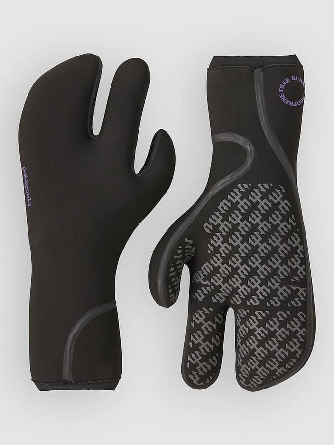 Patagonia Regulator 5mm Three Finger Mitts Handschoenen zwart