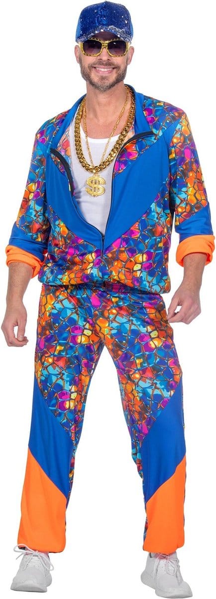 Snakey Orange Ollie Retro Trainingspak - Man