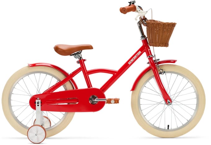 Generation Classic 18 inch Rood – Kinderfiets met Mandje