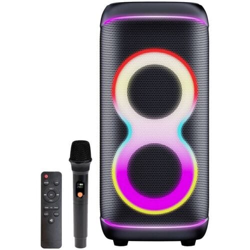 Denver Bluetooth Speaker Party box - Discolichten - Partybox - Incl Microfoon - Luidspreker - BPS370
