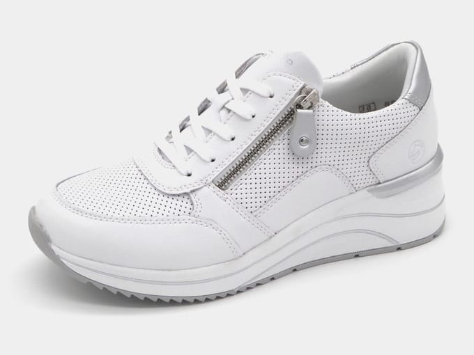 Remonte Dames Sneaker - D0T06-80 Wit - Maat 42